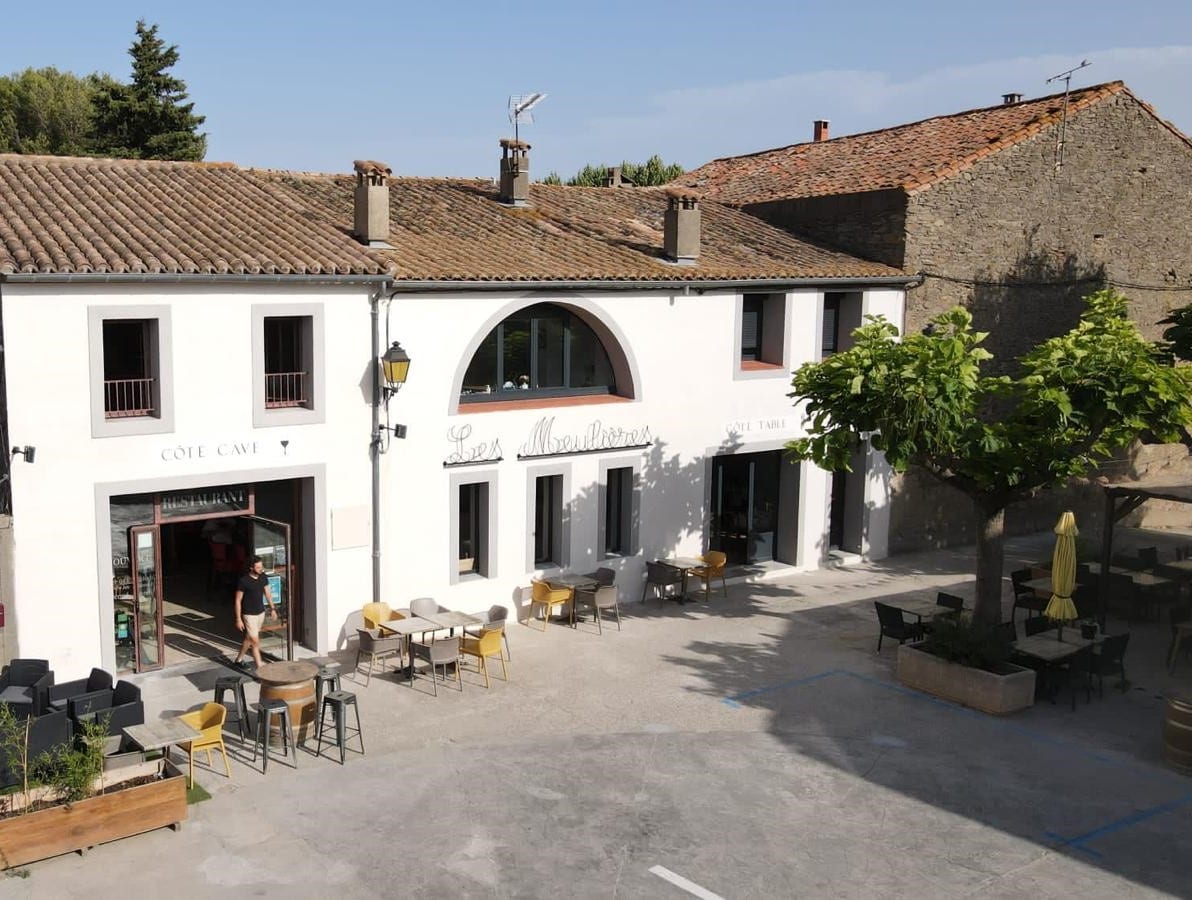 entrée du restaurant les Meulières